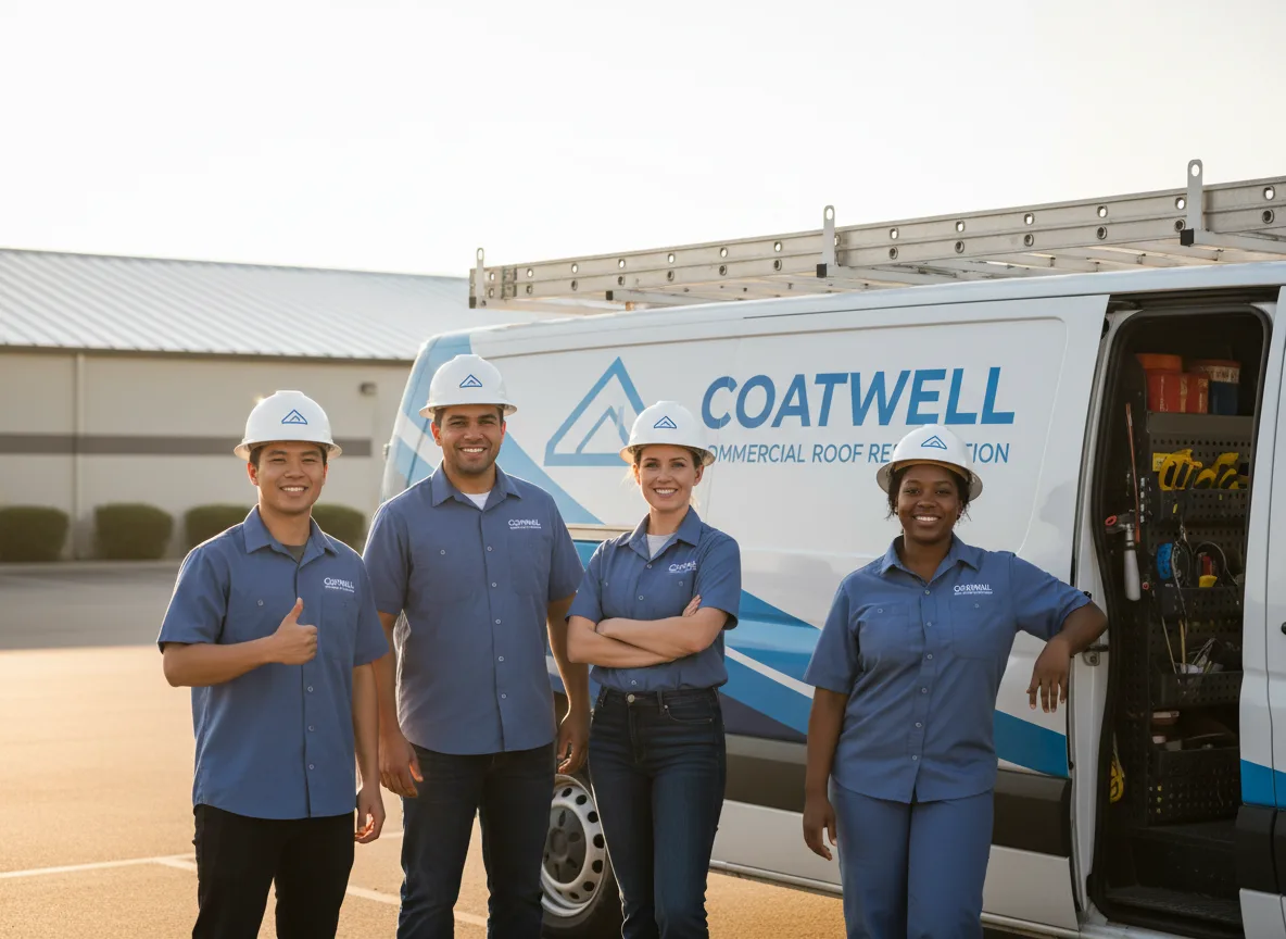 Commercial roof coating company in Ackley, IA